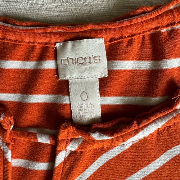 Chicos long sleeve chevron top - Picture 5 of 6